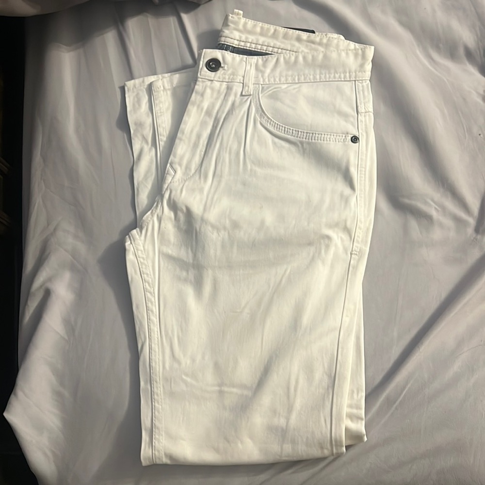 Zara Men’s Premium White Pants- Straight Leg